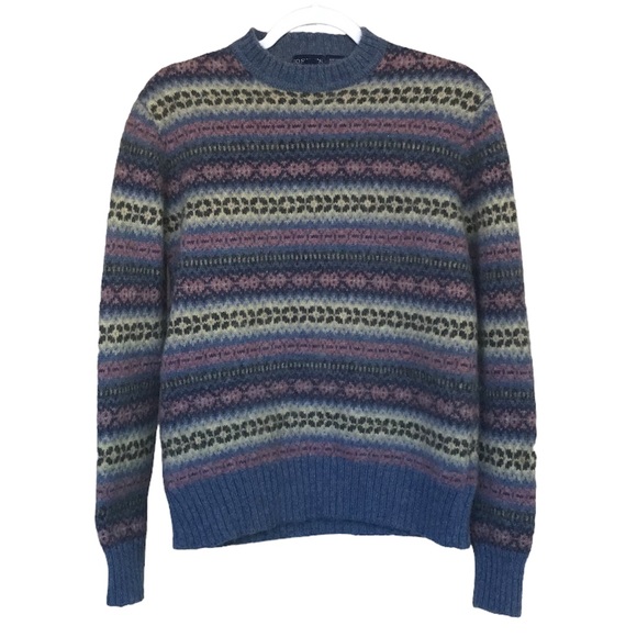 Vintage Joske’s Shetland 100% Wool Sweater Size XL - Picture 1 of 5